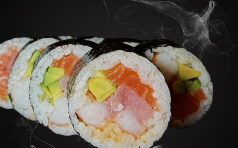 Ролл «Норимак три рыбы»