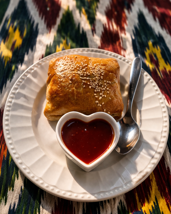 Самса с бараниной из печи