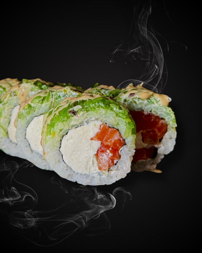 Ролл «Вакаме с перцем»