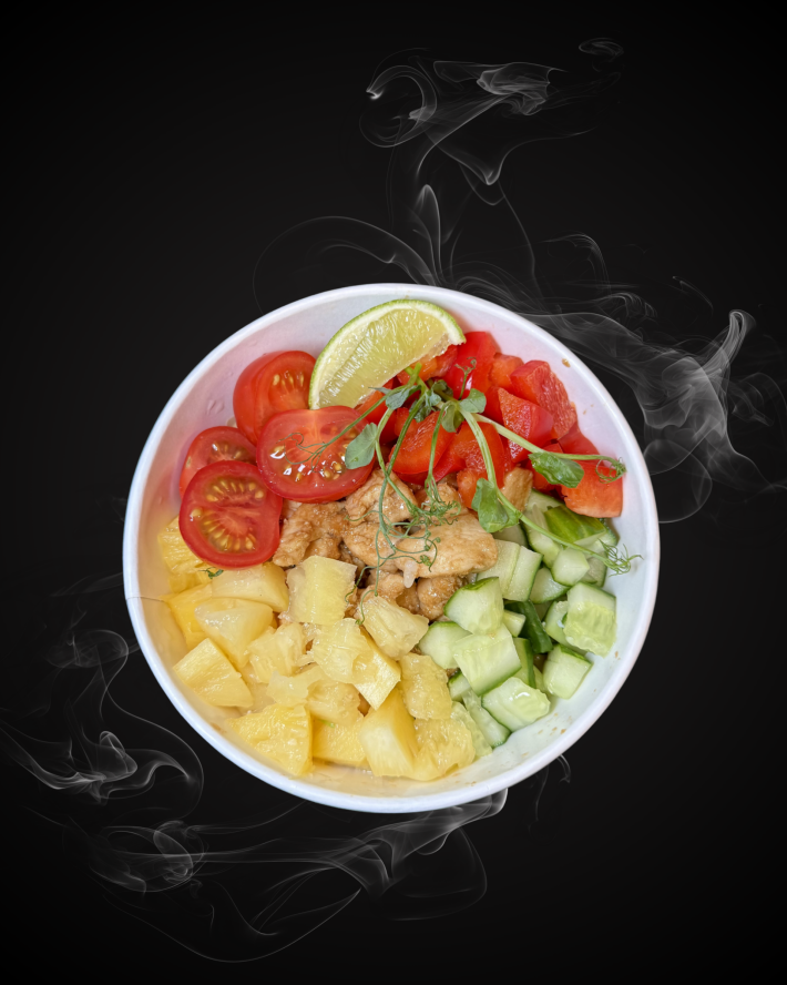 Поке с курицей