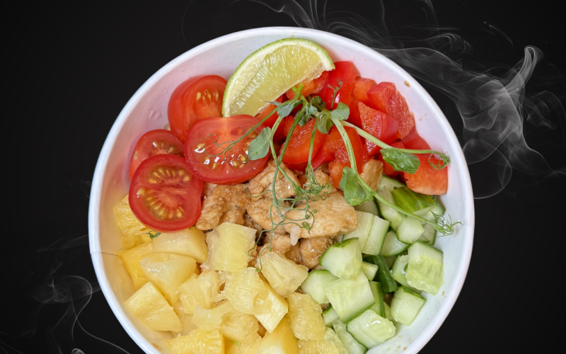 Поке с курицей