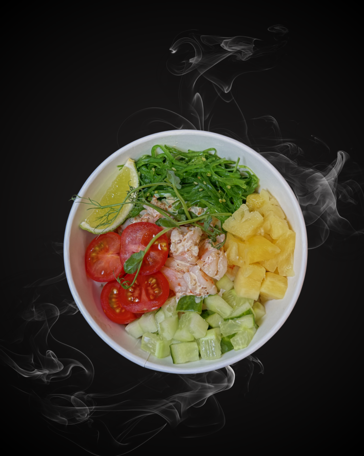 Поке с креветками