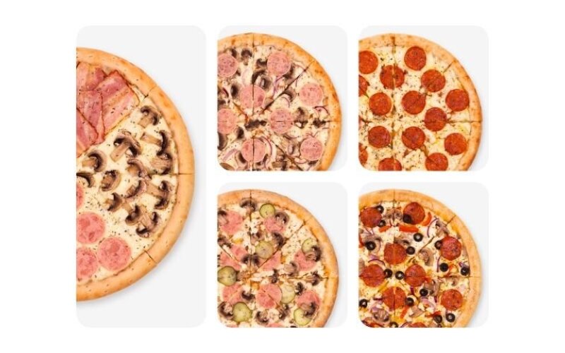 Пять пицц