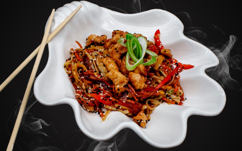 WOK с курицей