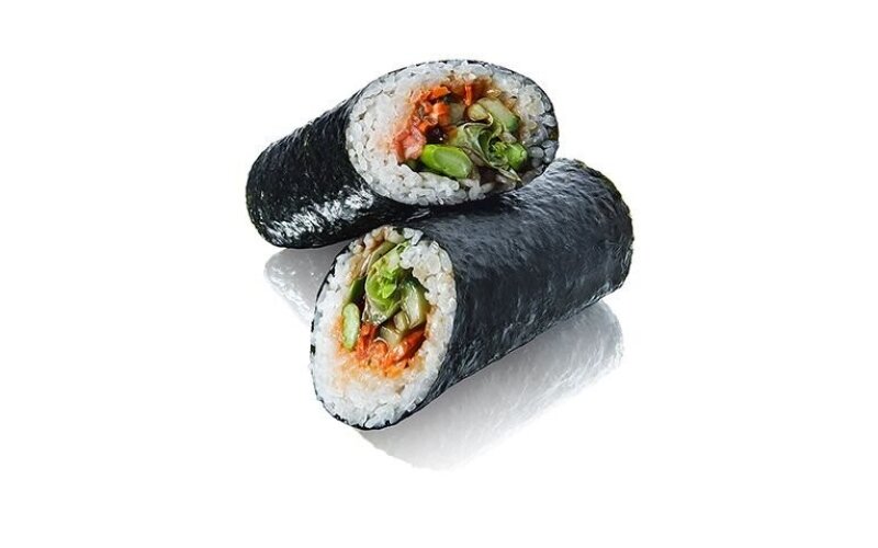 Суширрито с лососем