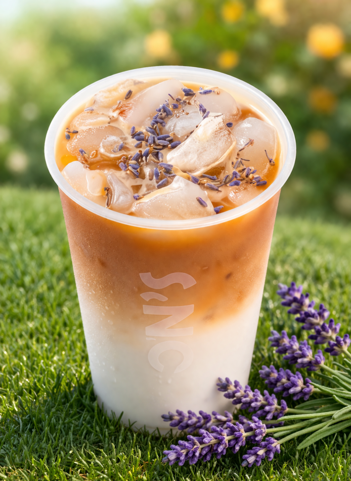 Айс-кофе «Лавандовый Айс»