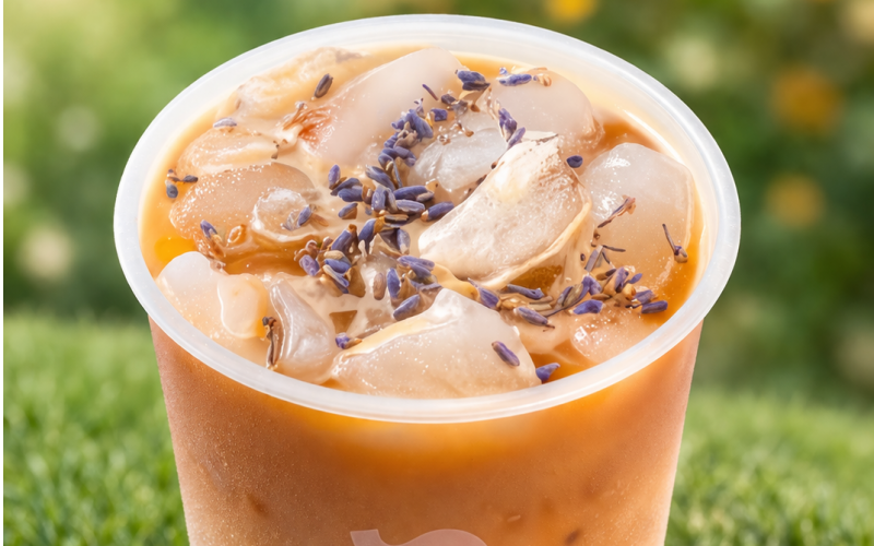 Айс-кофе «Лавандовый Айс»