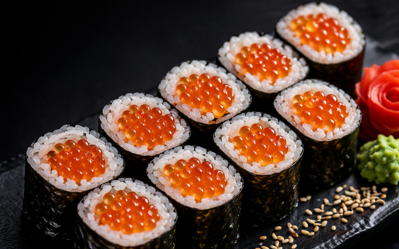 Маки с икрой