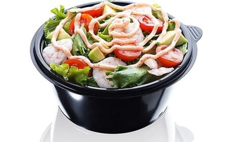 Салат с креветками