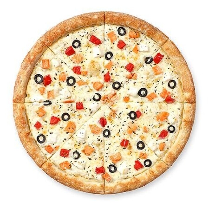 Пицца «Сливочный лосось»