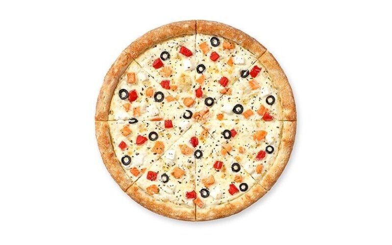 Пицца «Сливочный лосось»