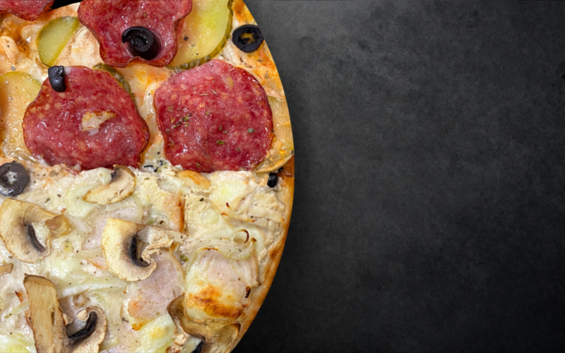 Пицца «Инь и Янь»