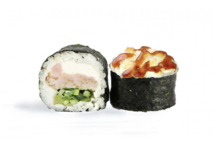 Горячий ролл «Хоккайдо» с креветками