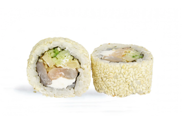 Ролл «Аляска Тамаго» с креветками