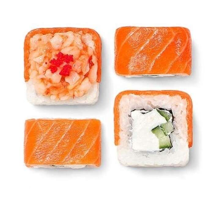 Ролл «Филадельфия с рубленой креветкой»