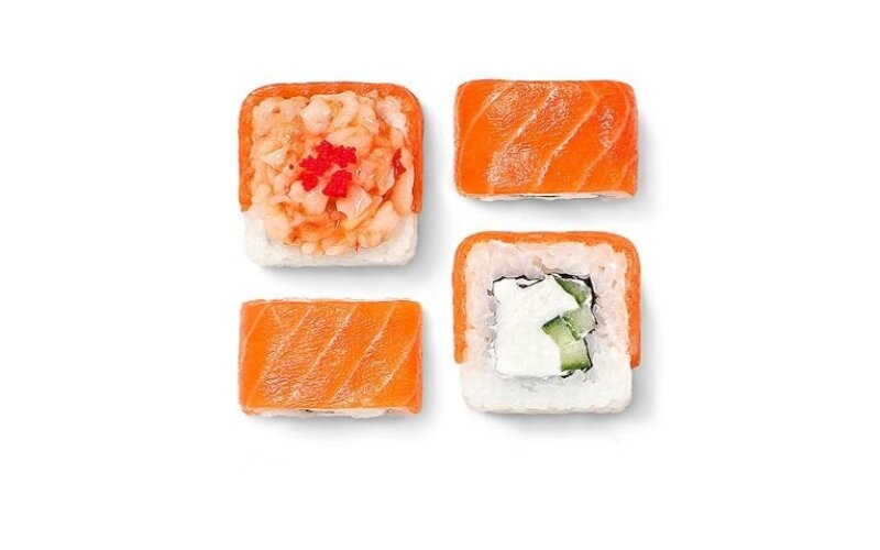 Ролл «Филадельфия с рубленой креветкой»