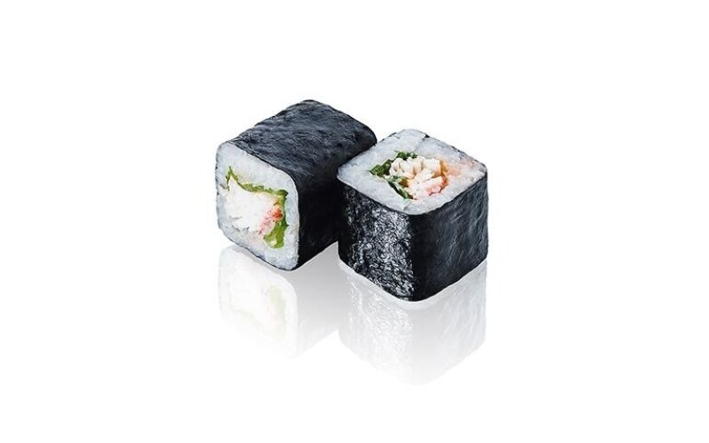 Острый ролл с крабом