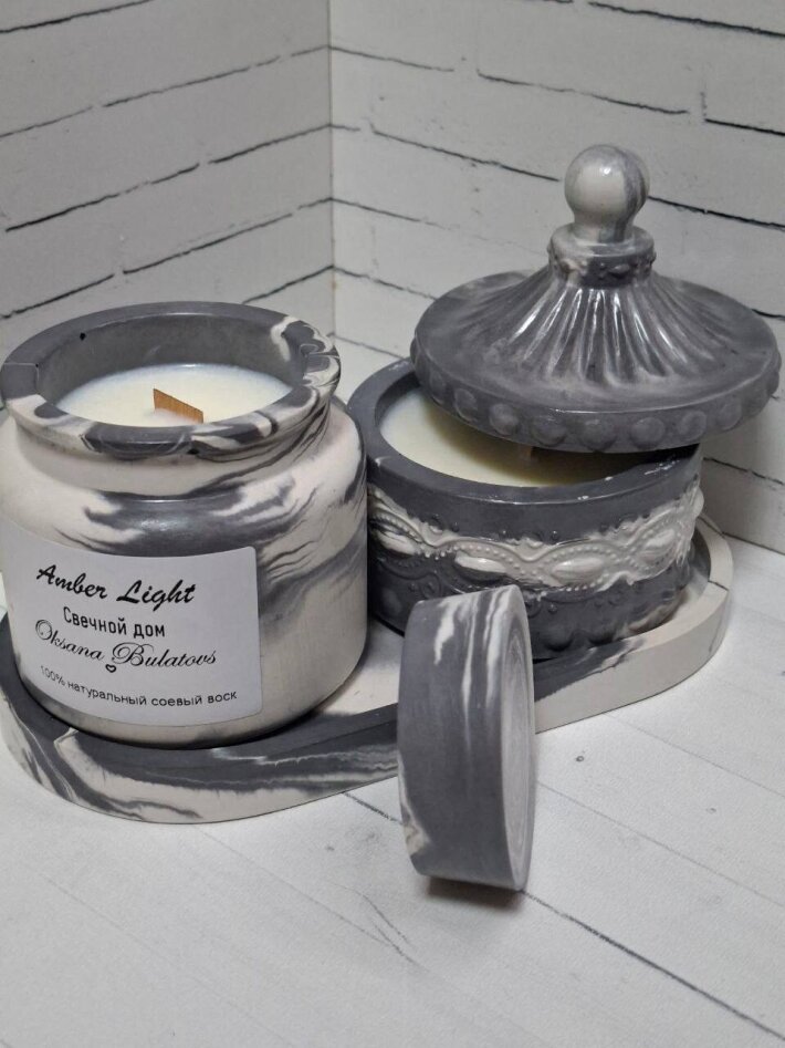 Набор свечей с подставкой