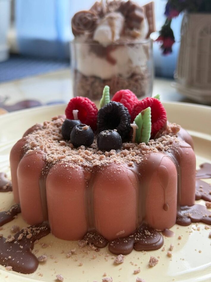 Ароматическая свеча «Малиновое удовольствие»