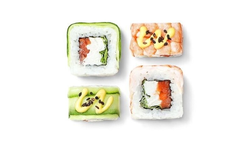 Ролл «Креветка манго-маракуйя»