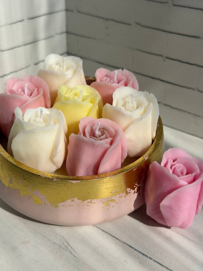 Ароматическая свеча «Цветочный рай»