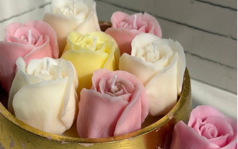 Ароматическая свеча «Цветочный рай»