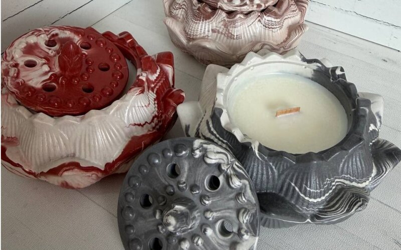 Свеча «Лотос»