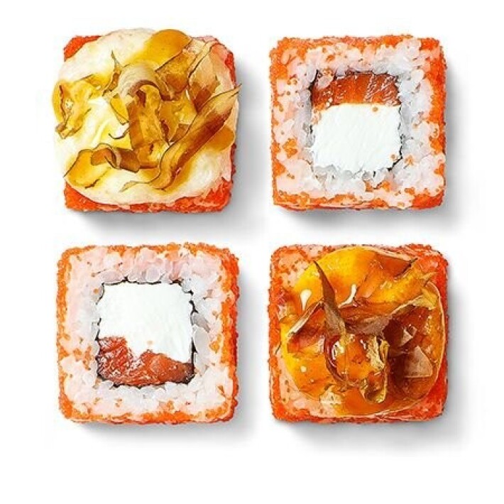 Ролл «Запечённый лосось Лемонграсс»