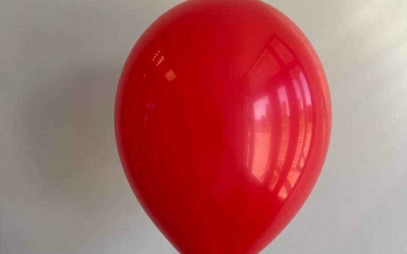 Латексный шар с обработкой и гелием