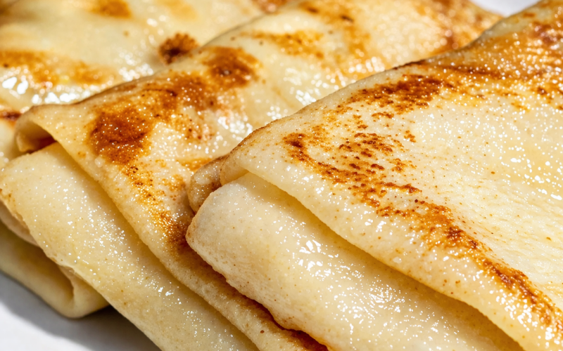 Блины с кокосовой крем-пастой