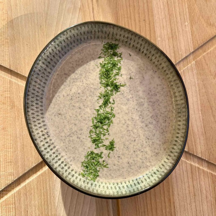 Крем-суп из шампиньонов