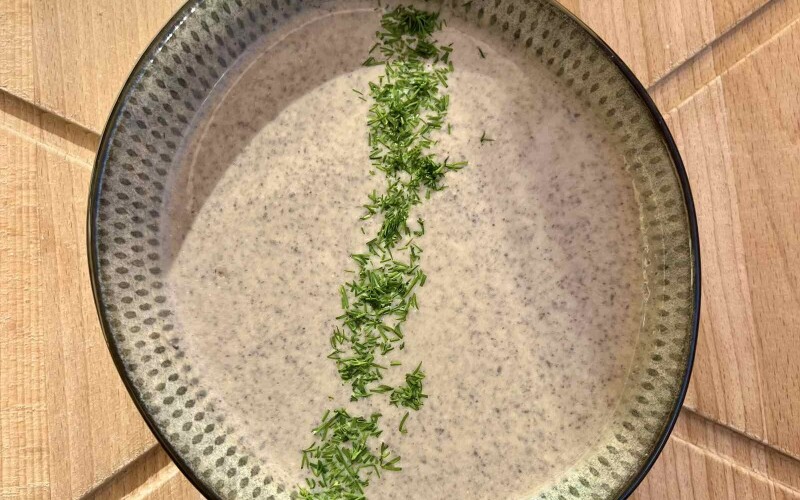 Крем-суп из шампиньонов