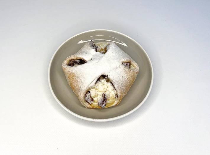 Венгерка с творогом и яблоком