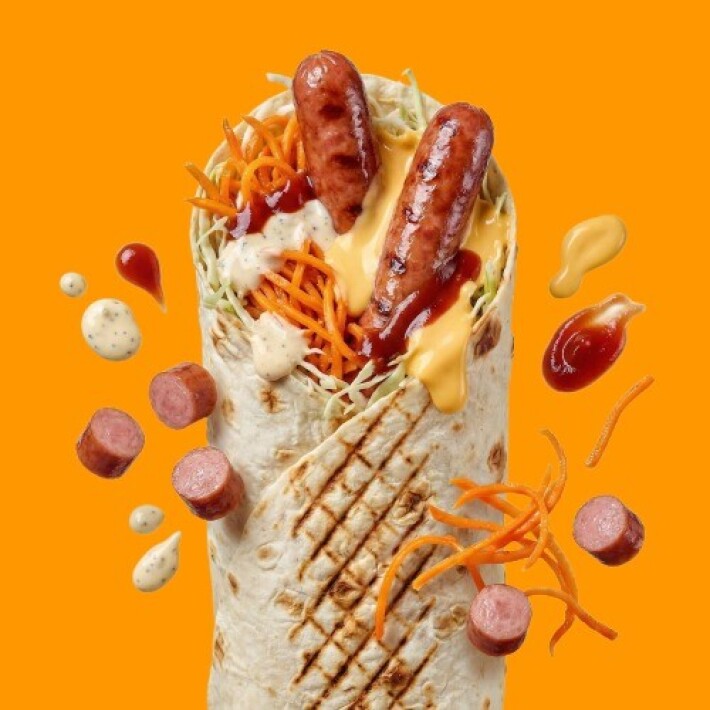 Хот-дог в лаваше