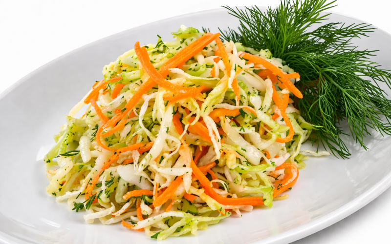 Салат с капустой