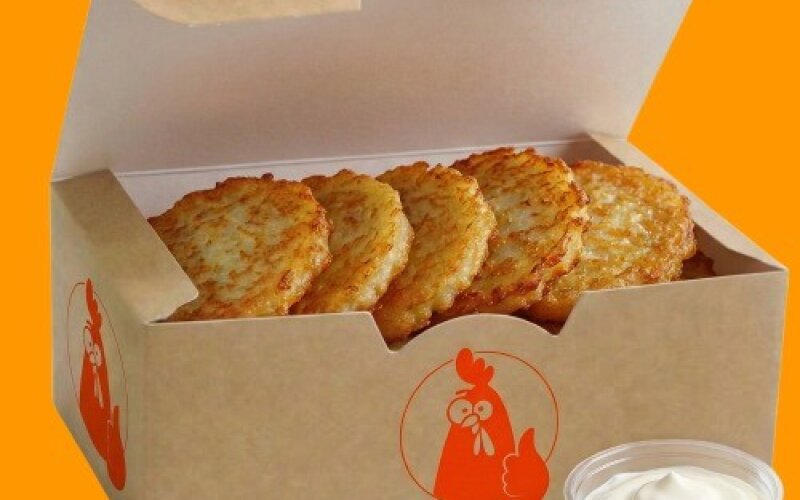 Драники со сметаной