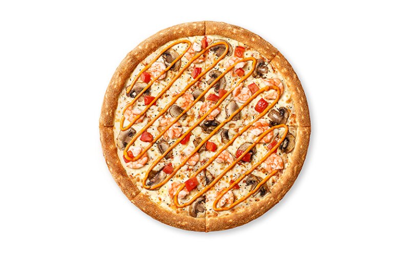 Пицца Креветки Том Ям