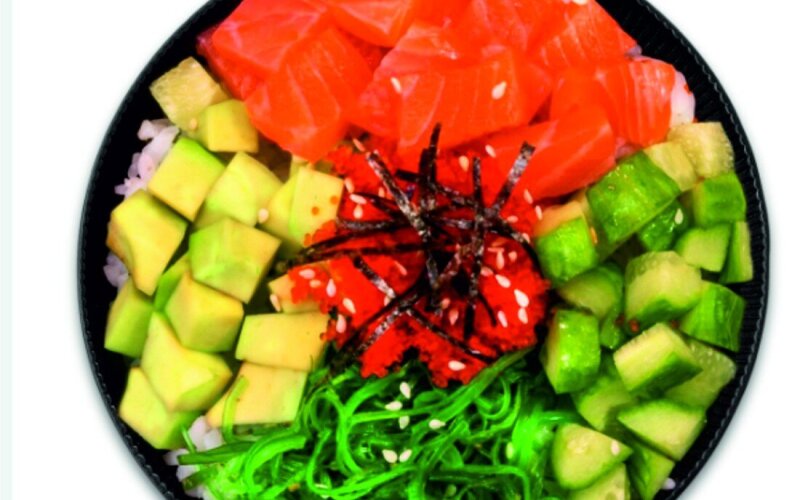 Поке с лососем