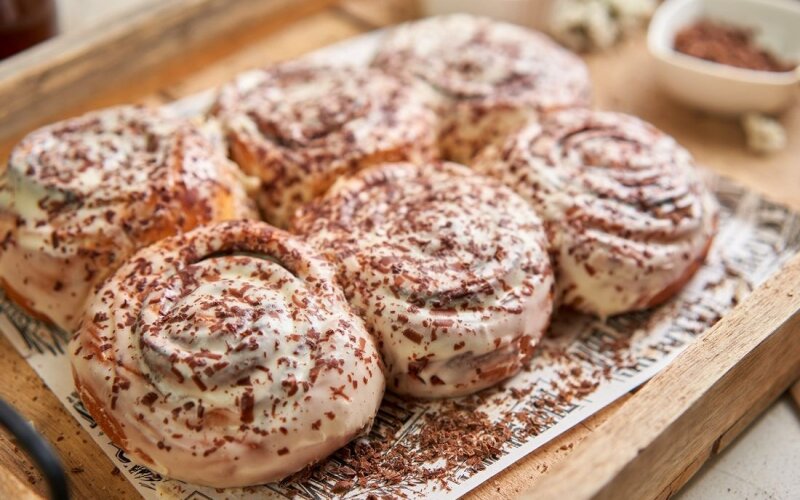 Французские булочки с шоколадом (6 шт.)