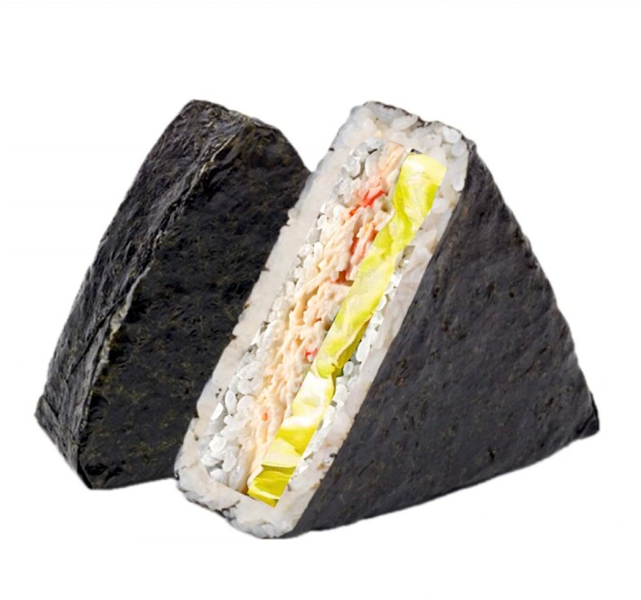 Онигири с крабом 1 шт.