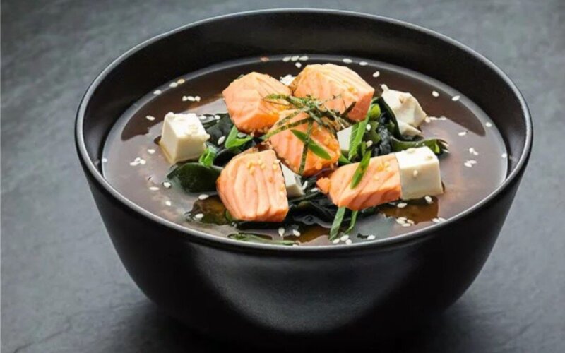 Мисо с лососем