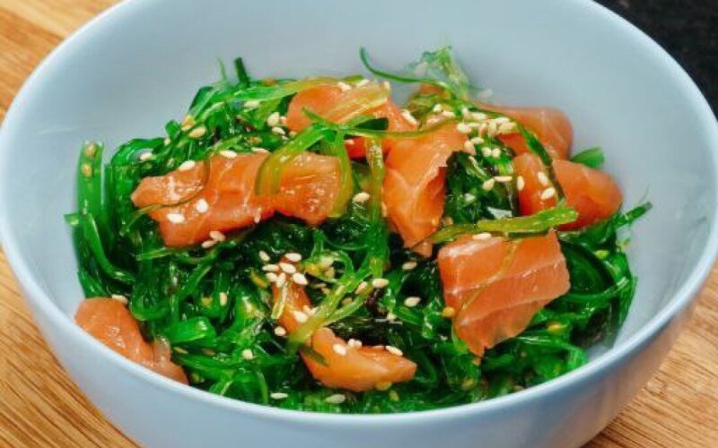 Чука с лососем