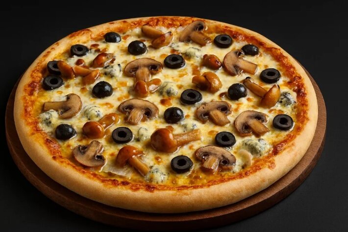 Пицца  «Грибной блюз с голубым сыром»