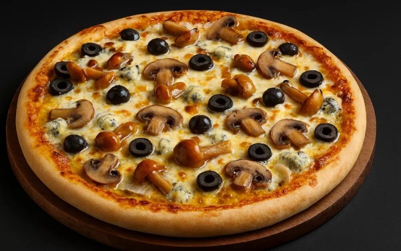 Пицца  «Грибной блюз с голубым сыром»