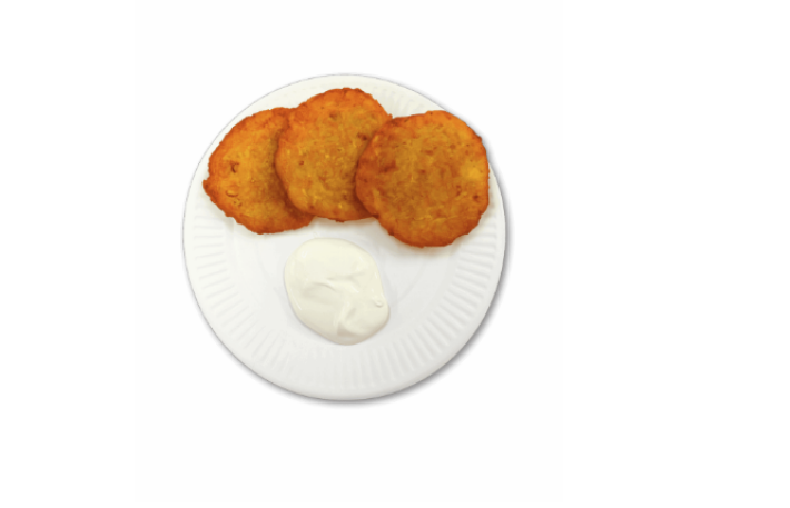 Драники со сметаной