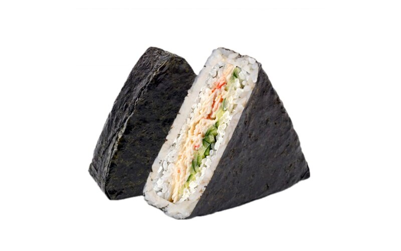 Онигири с крабом 1 шт.