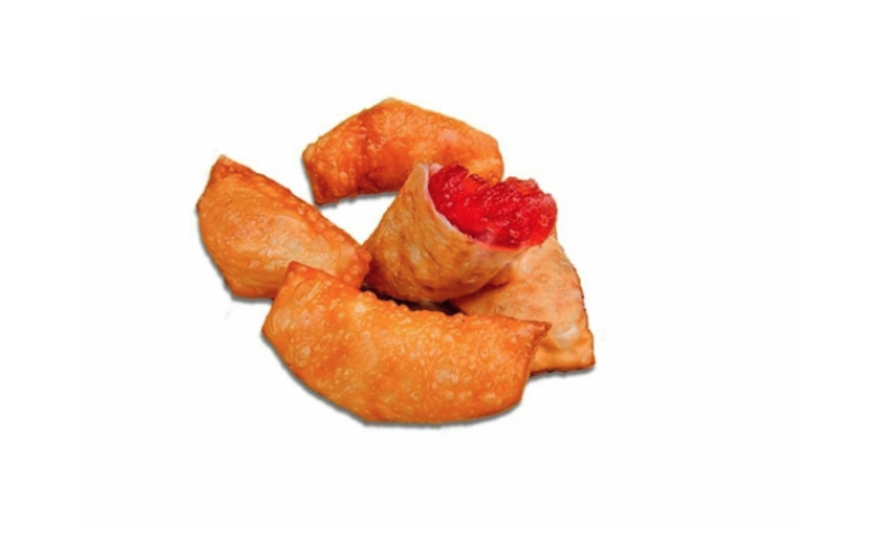 Мини-чебуреки с клубничным джемом