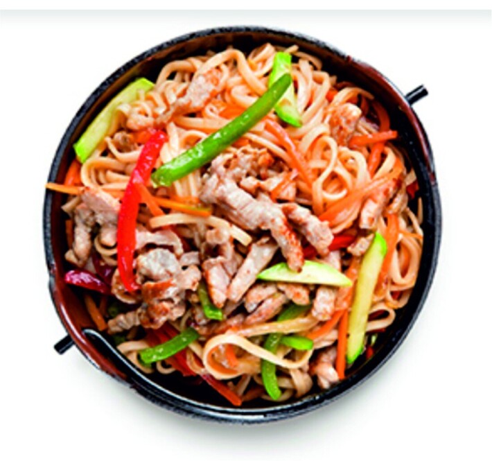 Вок с курицей