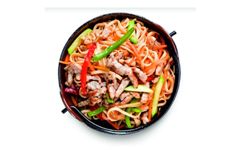 Вок с курицей