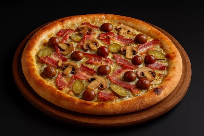 Пицца «Лесной бекон»